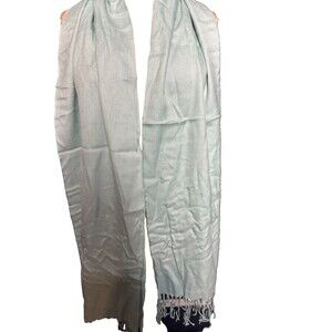Aqua Pashmina Scarf Winter Accessory Chic
